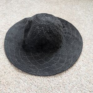 Black Floppy Hat